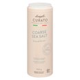 Longo&rsquo;s Curato coarse sea salt, 750 g Italian sea salt in a cylindrical container with shaker lid.